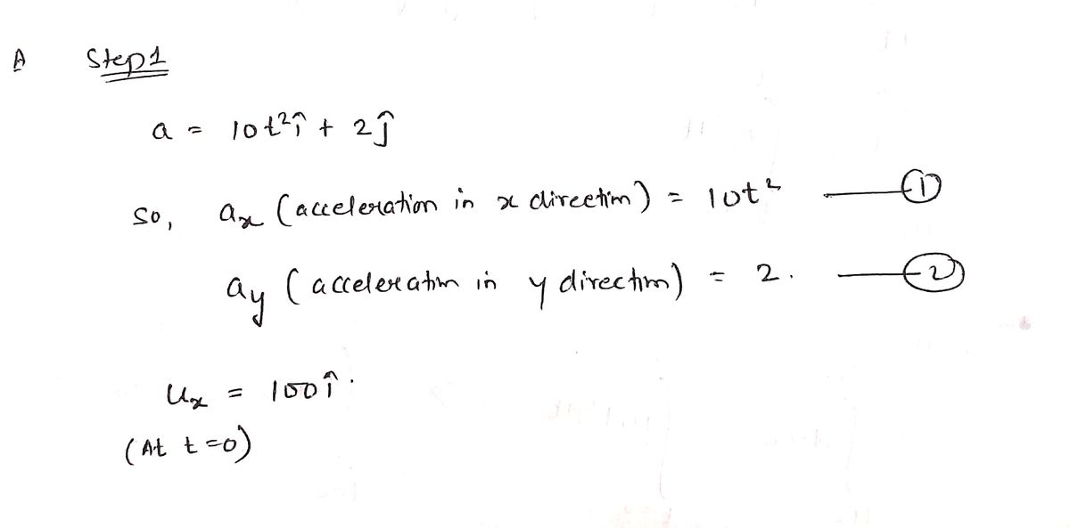 Physics homework question answer, step 1, image 1